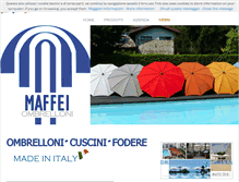 Tablet Screenshot of maffeisrl.com